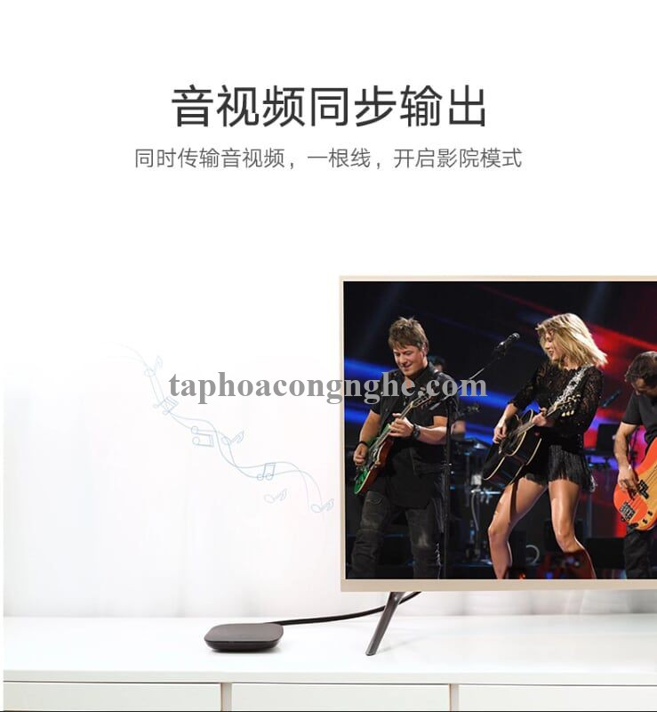 Ugreen 10130 3M màu Vàng Cáp tín hiệu HDMI chuẩn 1.4 hỗ trợ phân giải 4K * 2K HD101 30010130